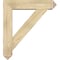 Ekena Millwork Traditional Arts and Crafts Rough Sawn Bracket w/ Offset Brace, Douglas Fir, 8"W x 36"D x 40"H BKT0806X36X40TRA03RDF - alternate 4